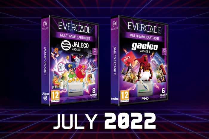 Evercade kündigt Jaleco Arcade 1 & Gaelco Arcade 2 für Juli 2022 an